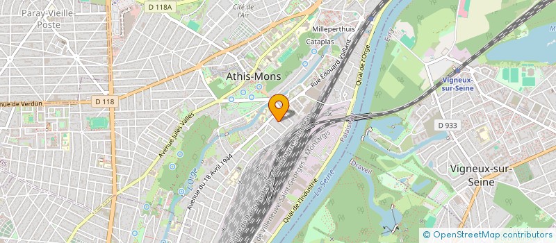 localisation de l'entreprise MONSIEUR CYRIL MORNET à ATHIS-MONS