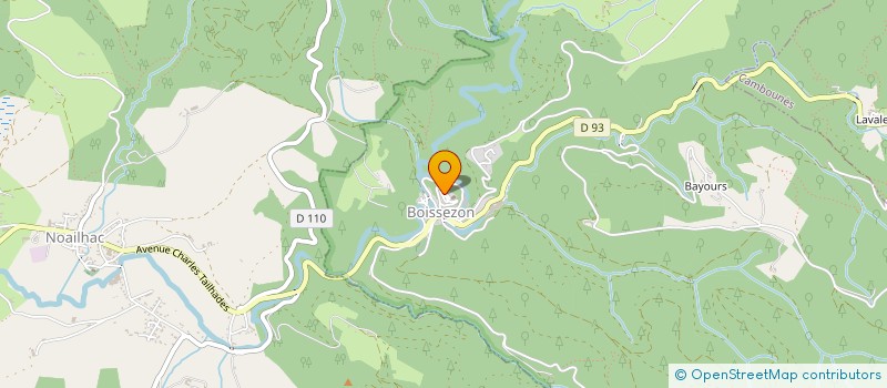 localisation de l'entreprise MONSIEUR CYRIL MOUGEOT  BOISSEZON