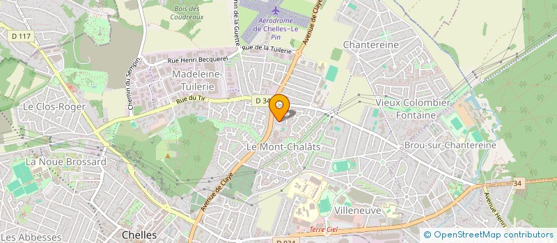 localisation de l'entreprise MONSIEUR CYRIL MOUKO  CHELLES