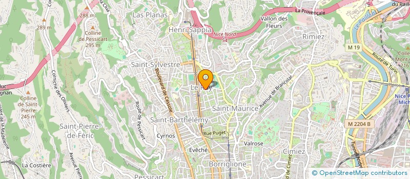 localisation de l'entreprise MONSIEUR CYRIL MOURA à NICE