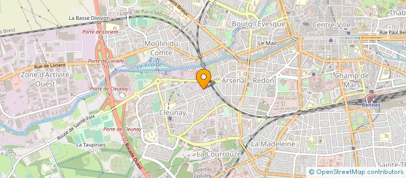 localisation de l'entreprise MONSIEUR CYRIL MULLER à RENNES