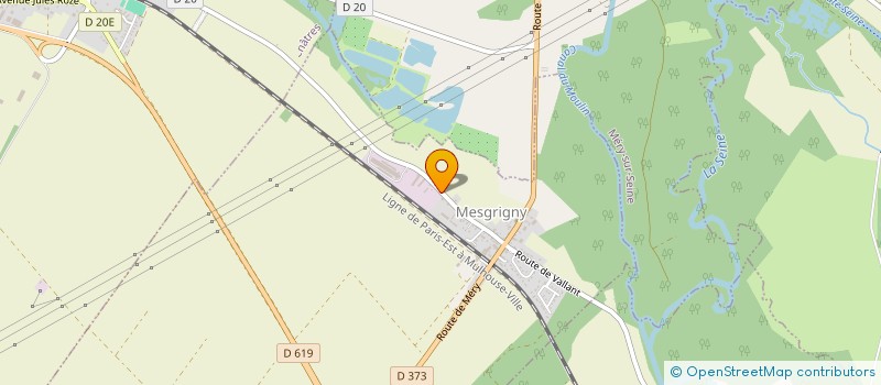 localisation de l'entreprise MONSIEUR CYRIL NACQUEMOUCHE  MESGRIGNY