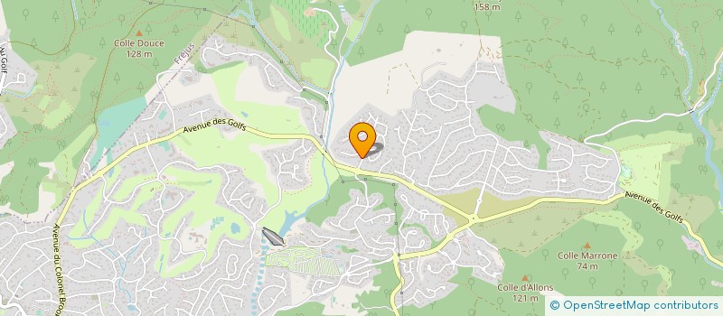 localisation de l'entreprise MONSIEUR CYRIL NAPOLI  SAINT-RAPHAEL