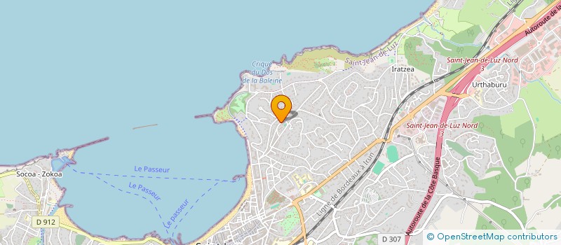localisation de l'entreprise MONSIEUR CYRIL NARDY à SAINT-JEAN-DE-LUZ
