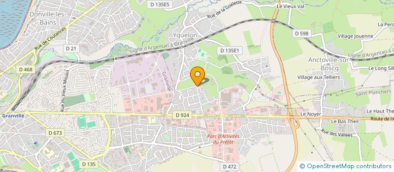 localisation de l'entreprise MONSIEUR CYRIL NAULIN  YQUELON