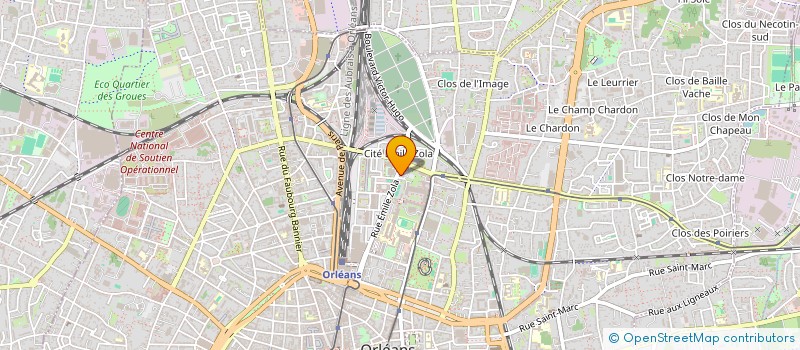 localisation de l'entreprise MONSIEUR CYRIL NDJAGA FOMUNDAM à ORLEANS