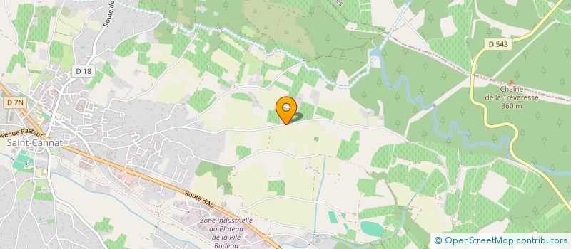 localisation de l'entreprise MONSIEUR CYRIL NEVES  SAINT-CANNAT