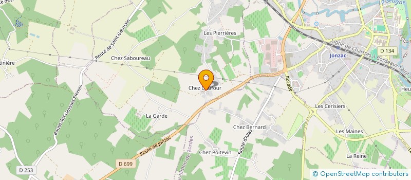 localisation de l'entreprise MONSIEUR CYRIL NICOLAU  SAINT-GERMAIN-DE-LUSIGNAN