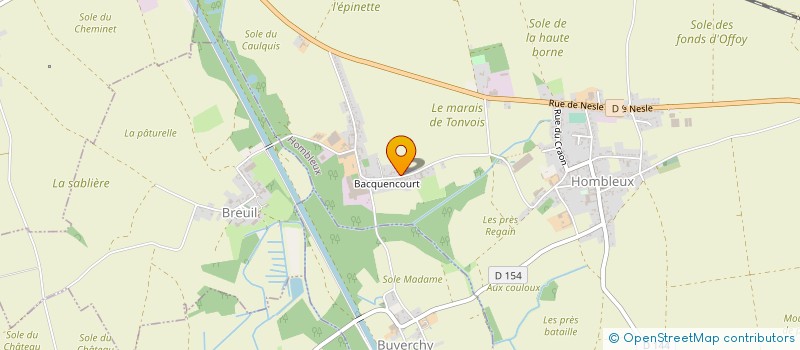 localisation de l'entreprise MONSIEUR CYRIL NIOT  HOMBLEUX