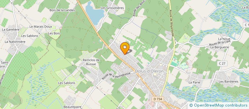 localisation de l'entreprise MONSIEUR CYRIL NORMANDIN à DOLUS D'OLERON