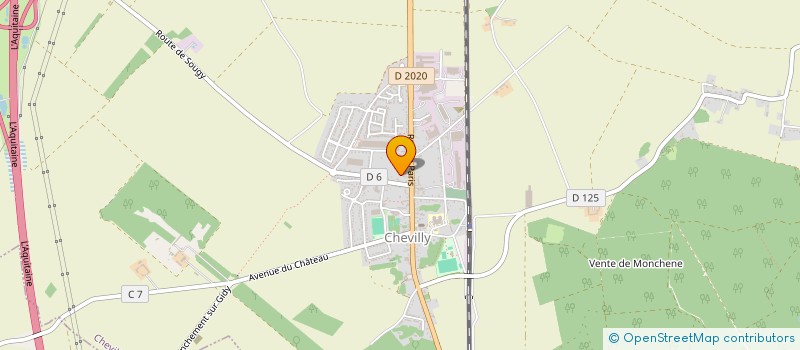 localisation de l'entreprise MONSIEUR CYRIL NOTAMY  CHEVILLY