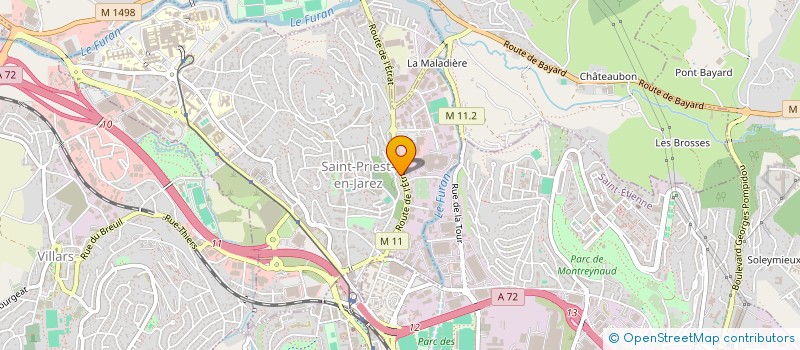 localisation de l'entreprise MONSIEUR CYRIL NOTO-CAMPANELLA  SAINT-PRIEST-EN-JAREZ