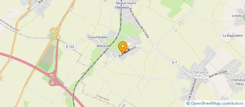 localisation de l'entreprise MONSIEUR CYRIL NOUMET  CHERVEUX