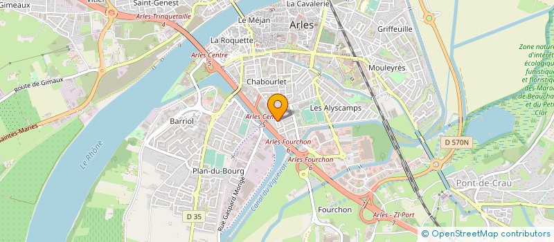 localisation de l'entreprise MONSIEUR CYRIL OBRECHT  ARLES