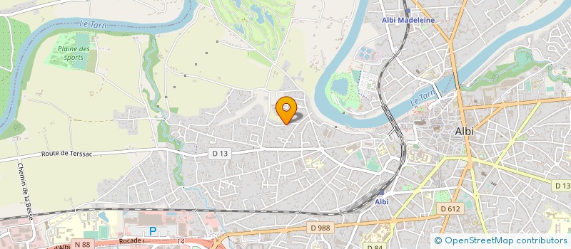 localisation de l'entreprise MONSIEUR CYRIL OCANA  ALBI