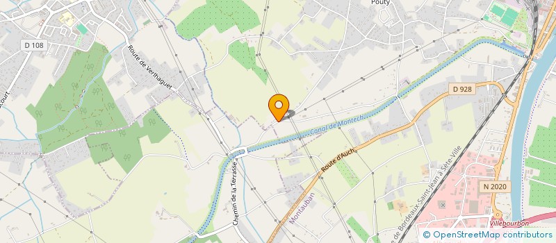 localisation de l'entreprise MONSIEUR CYRIL OLIVIER  MONTAUBAN