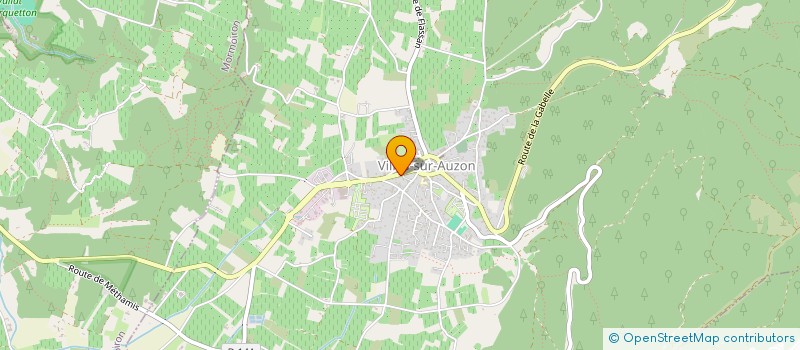 localisation de l'entreprise MONSIEUR CYRIL OLLIVIER  VILLES-SUR-AUZON