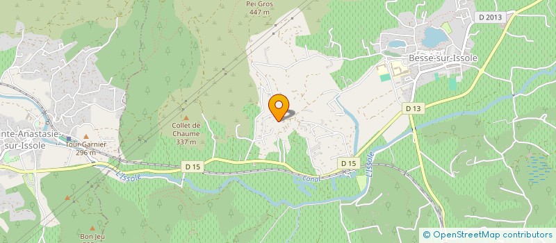 localisation de l'entreprise MONSIEUR CYRIL OUDRY  BESSE-SUR-ISSOLE