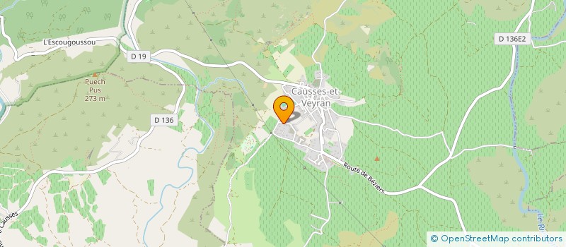 localisation de l'entreprise MONSIEUR CYRIL PACO  CAUSSES-ET-VEYRAN