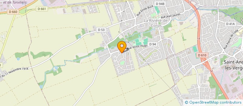 localisation de l'entreprise MONSIEUR CYRIL PALENI  LA RIVIERE-DE-CORPS