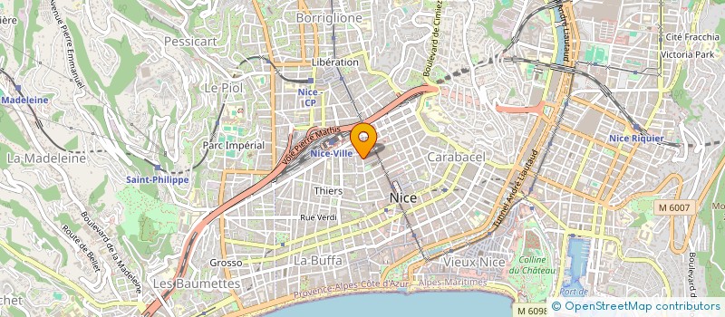 localisation de l'entreprise MONSIEUR CYRIL PANNETIER à NICE