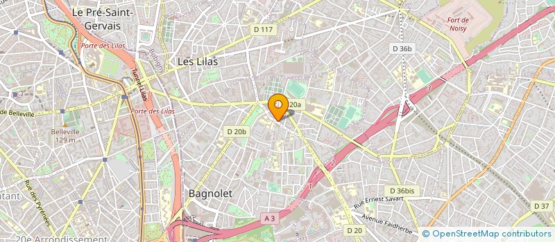 localisation de l'entreprise MONSIEUR CYRIL PAQUAY DE PLATER à BAGNOLET