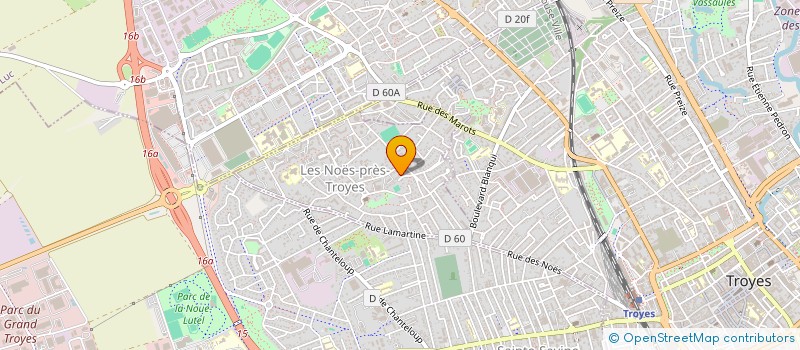 localisation de l'entreprise MONSIEUR CYRIL PARIS  LES NOES-PRES-TROYES