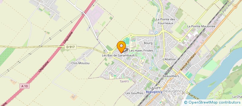 localisation de l'entreprise MONSIEUR CYRIL PARROT  BEAUGENCY