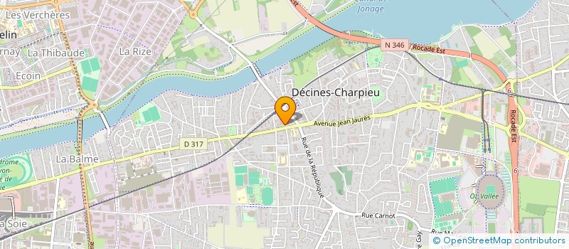 localisation de l'entreprise MONSIEUR CYRIL PASCON  DECINES-CHARPIEU