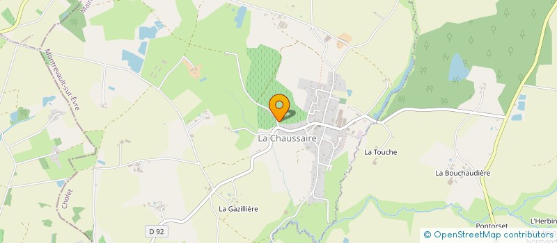 localisation de l'entreprise MONSIEUR CYRIL PASQUEREAU à MONTREVAULT-SUR-EVRE