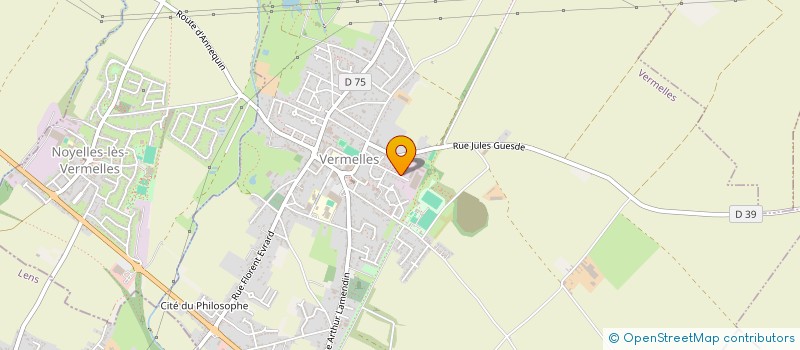 localisation de l'entreprise MONSIEUR CYRIL PAULIN  VERMELLES