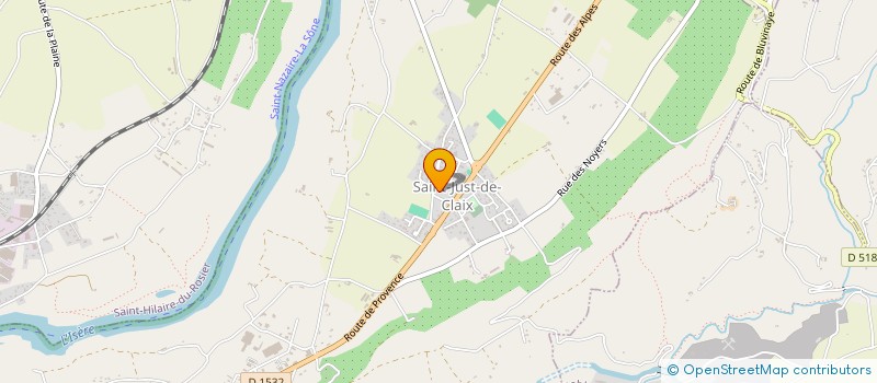 localisation de l'entreprise MONSIEUR CYRIL PELIZZARI  SAINT-JUST-DE-CLAIX