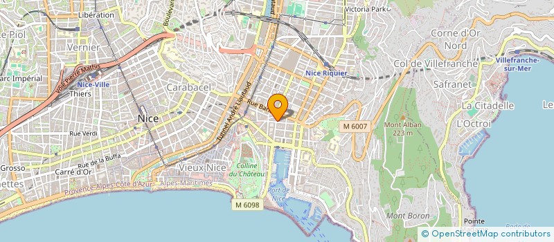 localisation de l'entreprise MONSIEUR CYRIL PELLEGRINO à NICE