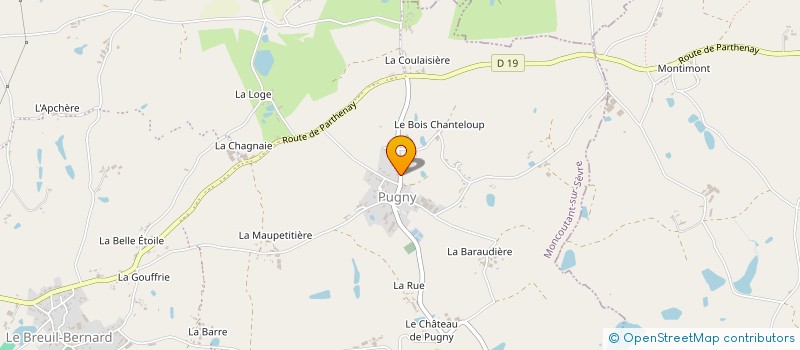 localisation de l'entreprise MONSIEUR CYRIL PELLICIOLI  MONCOUTANT-SUR-SEVRE