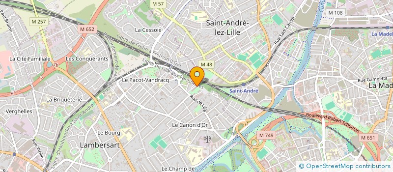 localisation de l'entreprise MONSIEUR CYRIL PELTIER à LAMBERSART