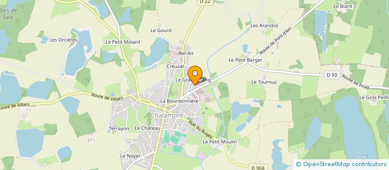 localisation de l'entreprise MONSIEUR CYRIL PEPIN à CHALAMONT