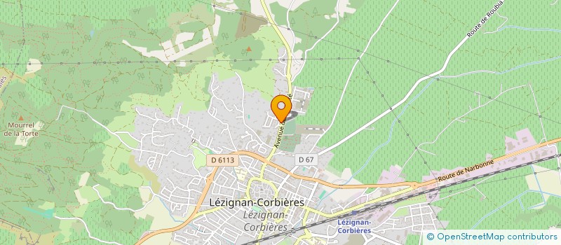 localisation de l'entreprise MONSIEUR CYRIL PERDIGUES  LEZIGNAN-CORBIERES