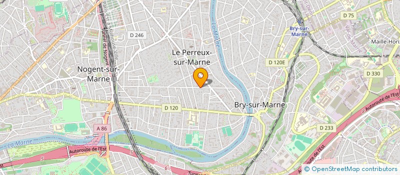 localisation de l'entreprise MONSIEUR CYRIL PEREZ  LE PERREUX-SUR-MARNE