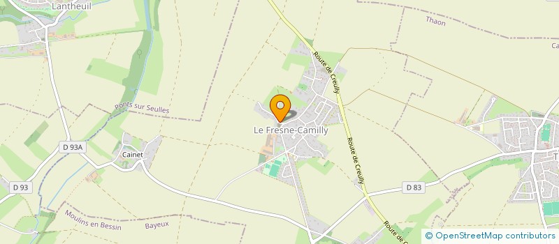 localisation de l'entreprise MONSIEUR CYRIL PERIN  LE FRESNE-CAMILLY