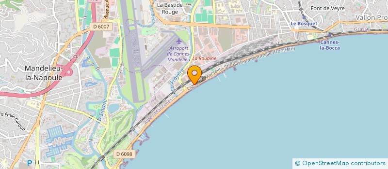 localisation de l'entreprise MONSIEUR CYRIL PEROSINO  CANNES