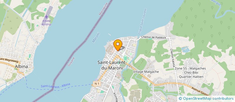 localisation de l'entreprise MONSIEUR CYRIL PEROTTI à SAINT-LAURENT-DU-MARONI