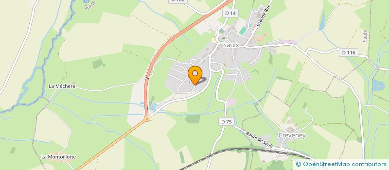 localisation de l'entreprise MONSIEUR CYRIL PERRET  SAULX