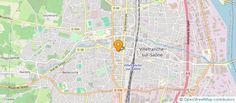 localisation de l'entreprise MONSIEUR CYRIL PERRIER à VILLEFRANCHE-SUR-SAONE