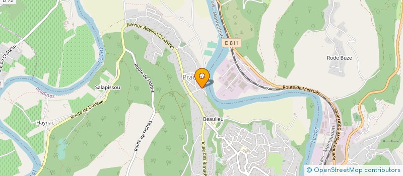 localisation de l'entreprise MONSIEUR CYRIL PERRIN  PRADINES