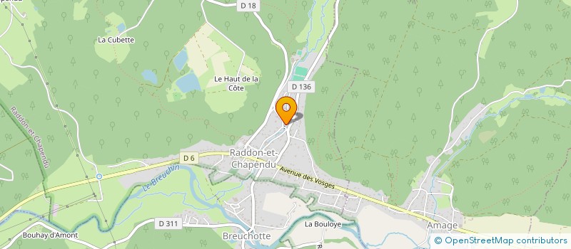 localisation de l'entreprise MONSIEUR CYRIL PERRIN  RADDON-ET-CHAPENDU