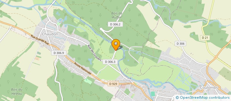 localisation de l'entreprise MONSIEUR CYRIL PERRIN  CHAUDON