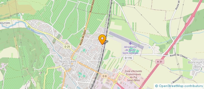 localisation de l'entreprise MONSIEUR CYRIL PERROUD  NUITS-SAINT-GEORGES