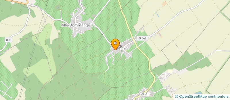 localisation de l'entreprise MONSIEUR CYRIL PERSEVAL  SACY