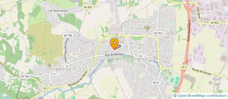 localisation de l'entreprise MONSIEUR CYRIL PERSIL  CEBAZAT