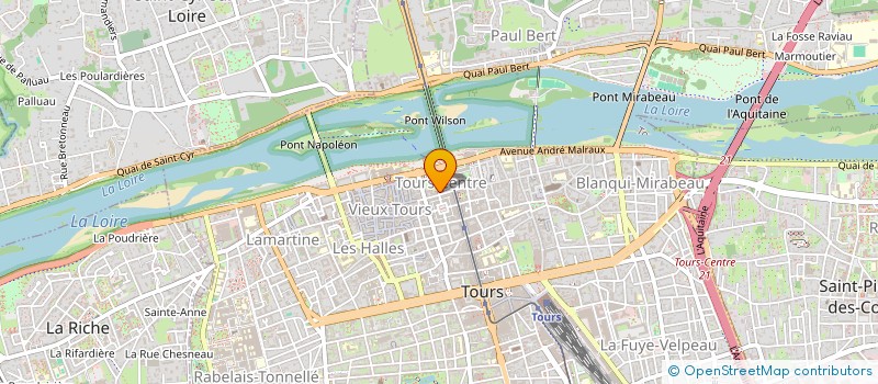 localisation de l'entreprise MONSIEUR CYRIL PETITIMBERT  TOURS